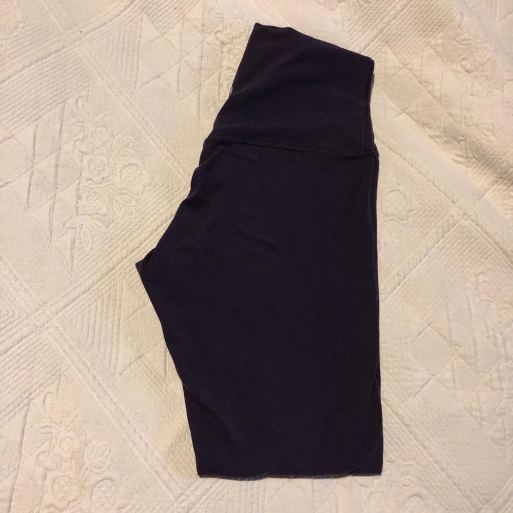 Lululemon boysenberry align pants, VGUC, size 4